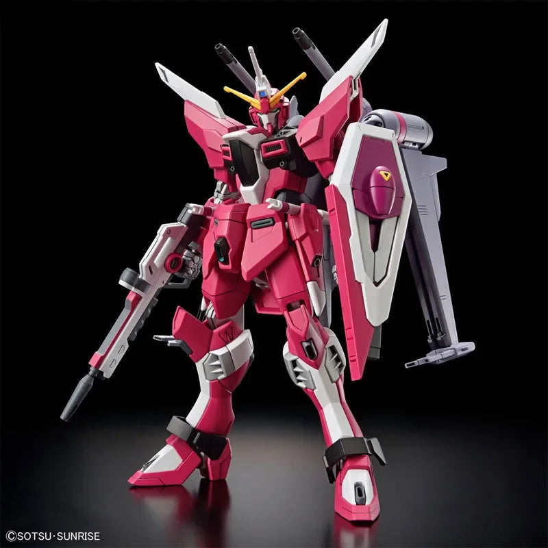 Bandai Original Genuine Figure Gundam Model Kit HGCE 1/144 Infinite Justice Gundam Type II Collection Model Action Figure Toys