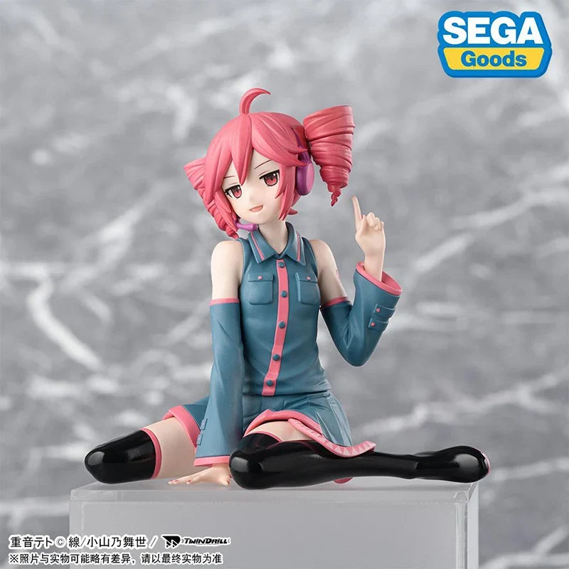 SEGA PM UTAU Virtual idol Kasane Teto PVC 14CM Anime Action Figures Model Collection Toy