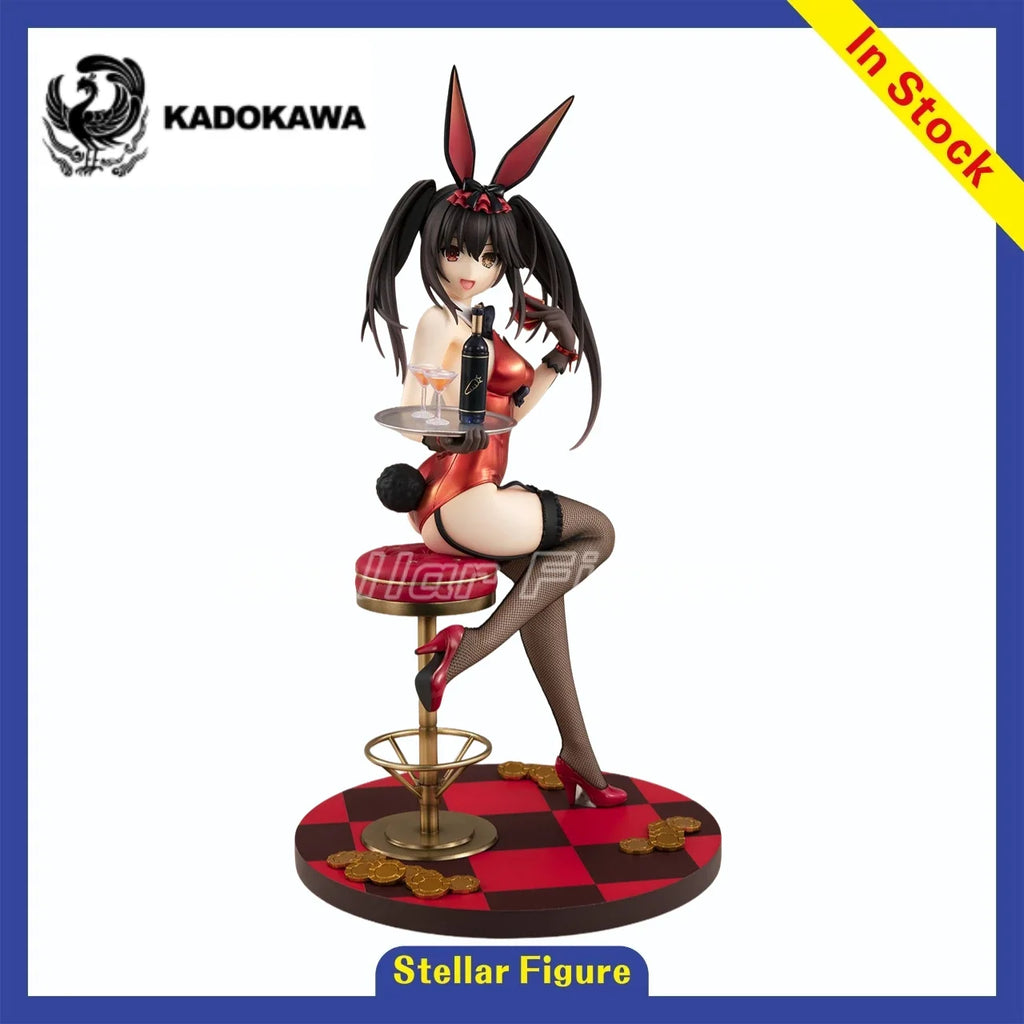 【SF】In Stock Original KADOKAWA KDcolle Date A Live Kurumi Tokisaki 1/7 Scale Figures Model Collection Anime