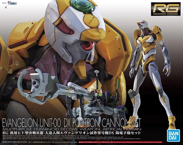 Original Bandai Rg Eva-00 Evangelion Unit 00 Gift Toy Collection For Kids Action Figure Model Anime Doll Figures Unisex 1/144