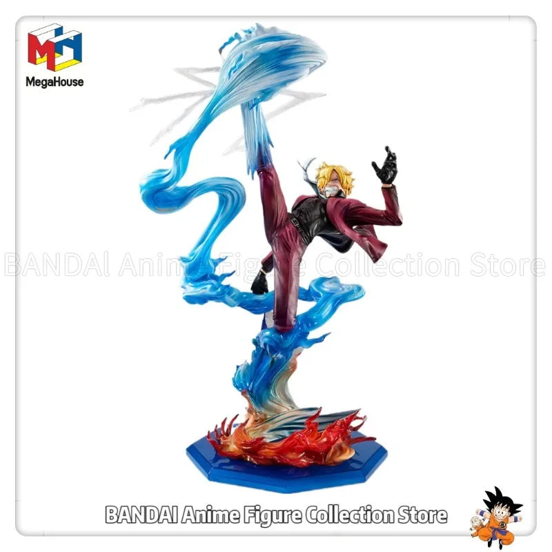 Original Kotobukiya MegaHouse POP ONE PIECE “K×MAXIMUM” Sanji Toys Decoration Statue