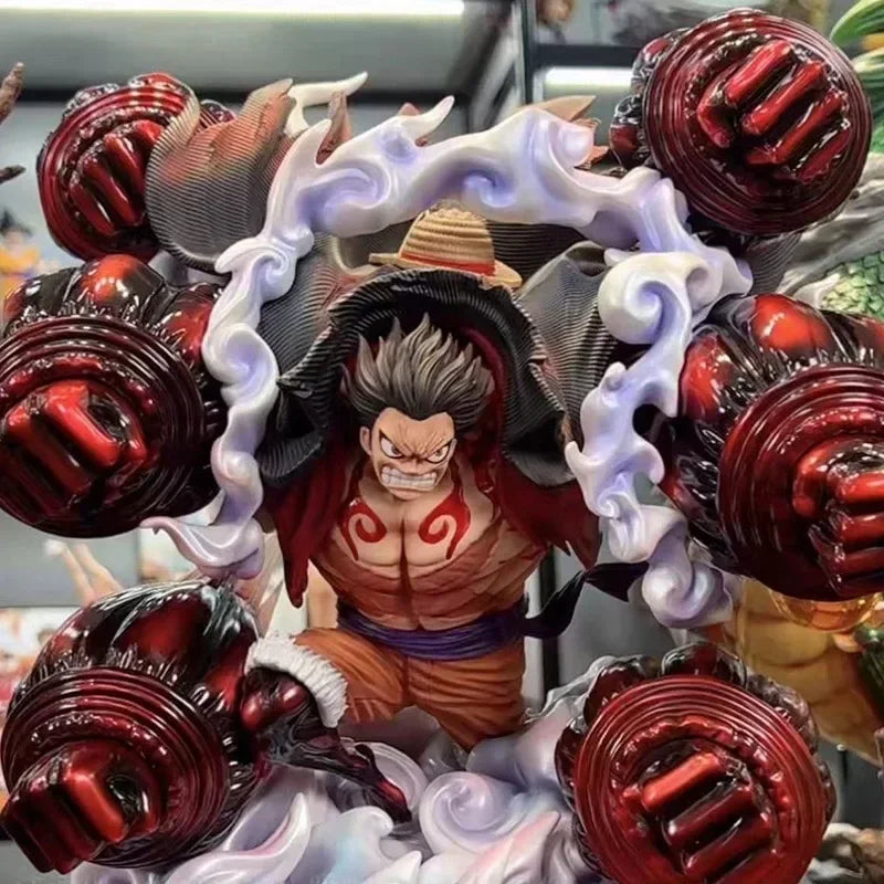 Anime One Piece Figures Monkey D. Luffy Action Figures Sky Painting Gear 4 Luffy 29cm PVC Collection Statue Model Toys Doll Gift