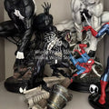 55cm Venom Battle Spider-Man Figure Marvel Anime Surroundings Figure Collection Desktop Ornament Decorations Best Gifts for Boys