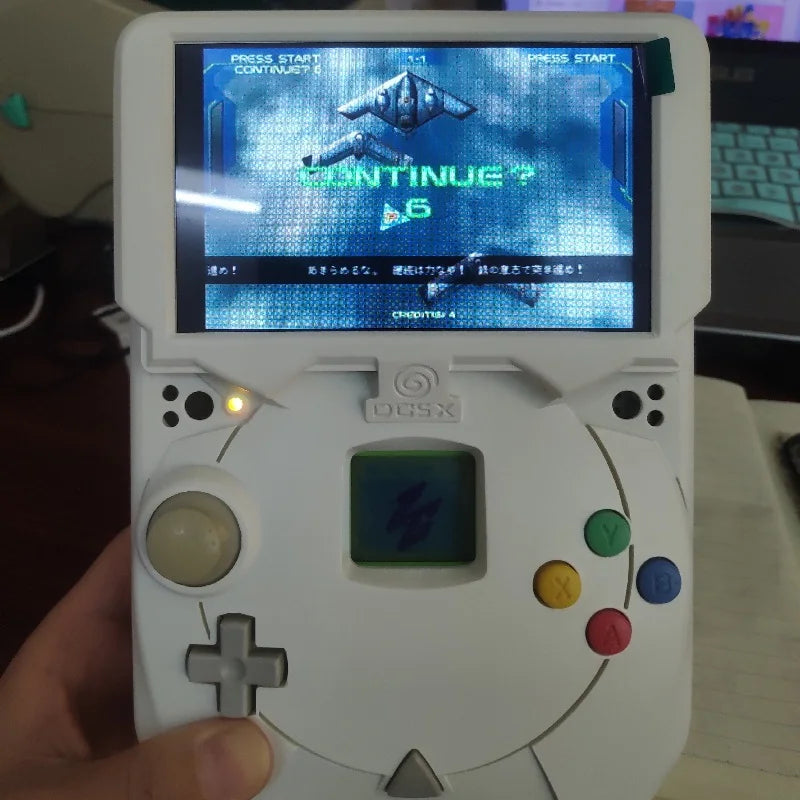 Dreamcast Portable – 4.3″ 16:9 Display  DC motherboard DREAMCAST Pocket Game GDEMU or DREAMSHELL Portable handset Gameboy