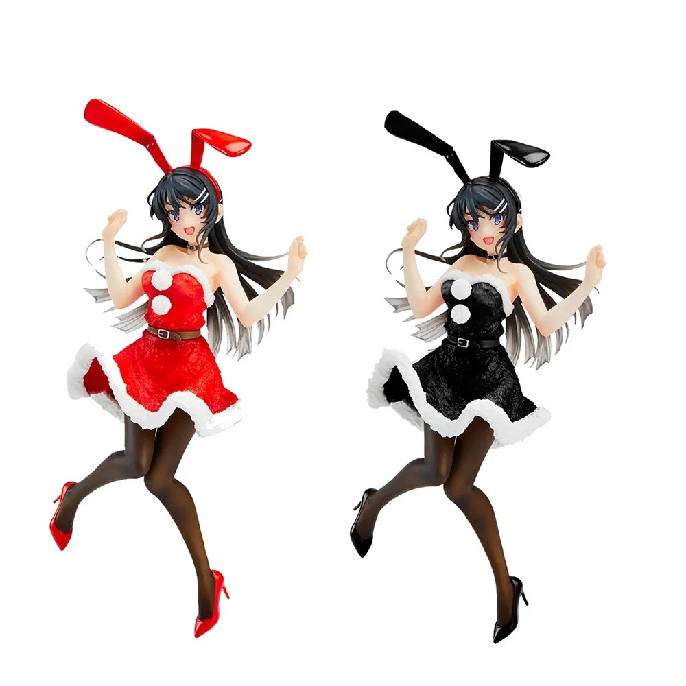 Judai 20cm Original Taito Anime Aobuta Sakurajima Mai Christmas Winter Bunny Mai Senpai PVC Action Figure Collection Model Toys