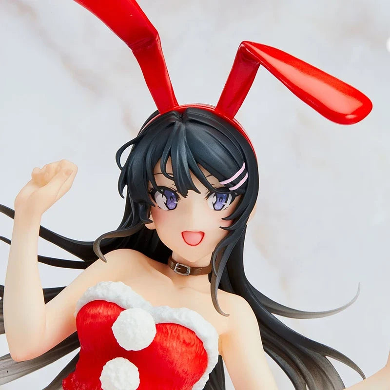 Judai 20cm Original Taito Anime Aobuta Sakurajima Mai Christmas Winter Bunny Mai Senpai PVC Action Figure Collection Model Toys