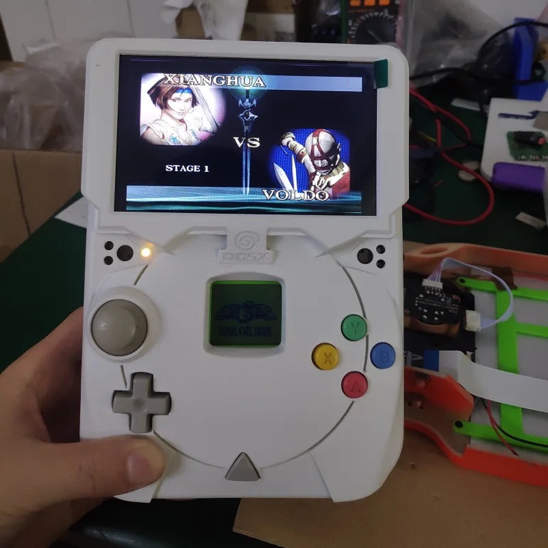 Dreamcast Portable – 4.3″ 16:9 Display  DC motherboard DREAMCAST Pocket Game GDEMU or DREAMSHELL Portable handset Gameboy