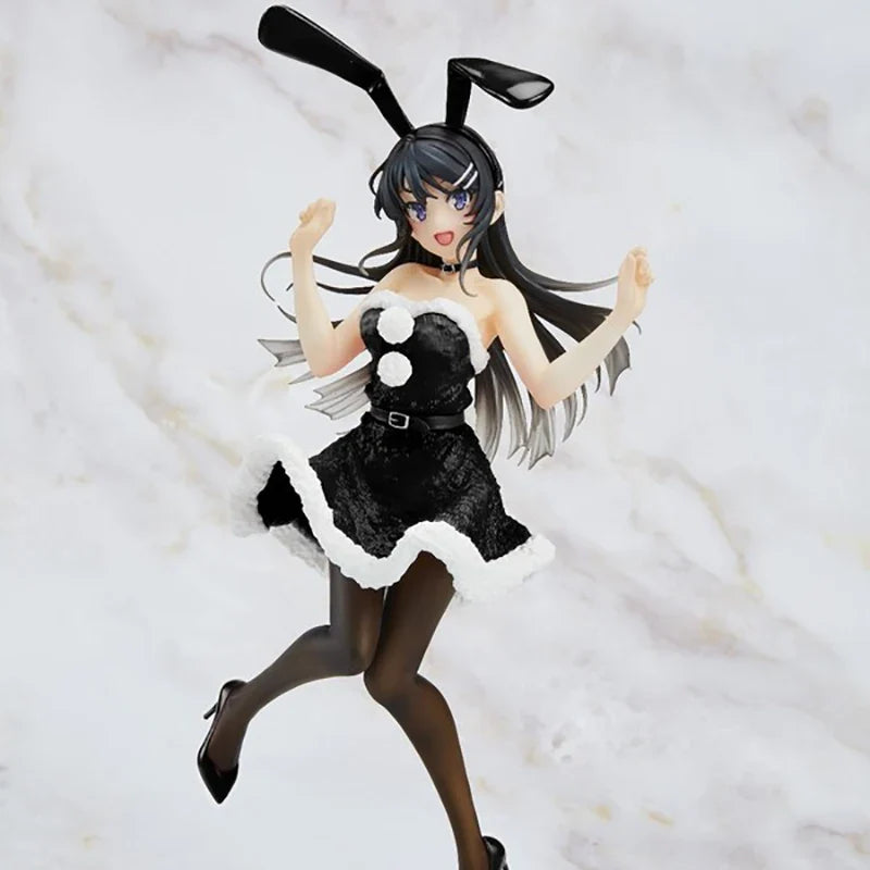 Judai 20cm Original Taito Anime Aobuta Sakurajima Mai Christmas Winter Bunny Mai Senpai PVC Action Figure Collection Model Toys