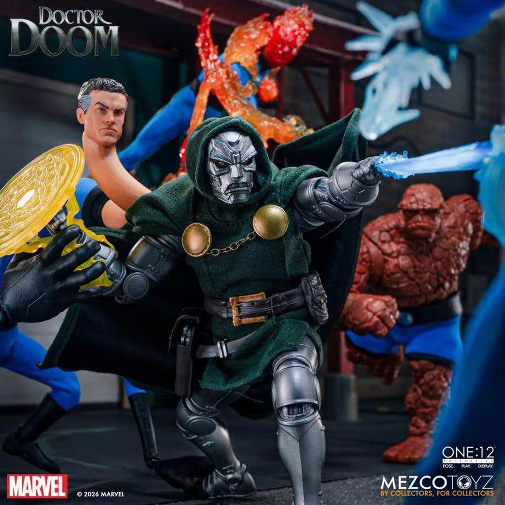 Mezco One:12 Collective Marvel Doctor Doom Action Figure. Deluxe edition