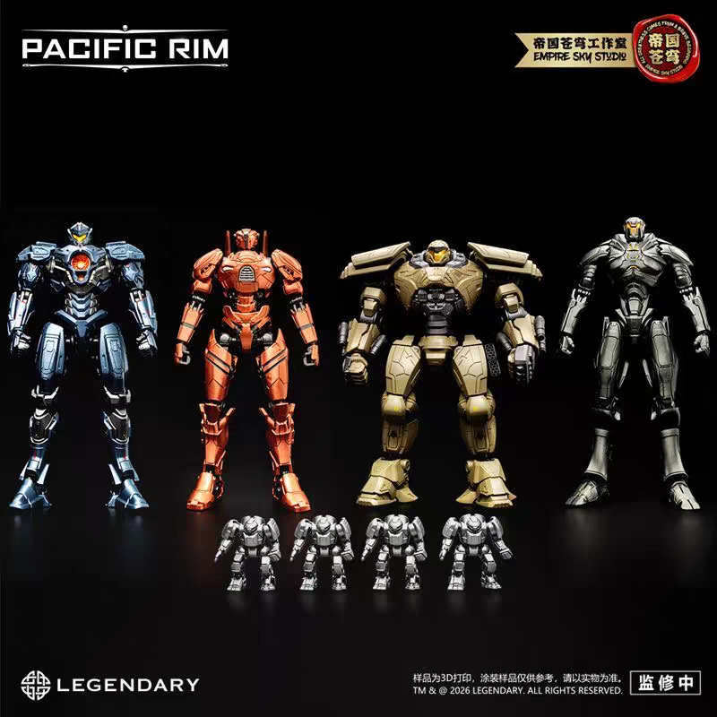 "Empire of the Firmament" (Di Guo Cang Qiong) – Pacific Rim Series 2: Gipsy Avenger, Athena, and Obsidian Fury Model Kits.