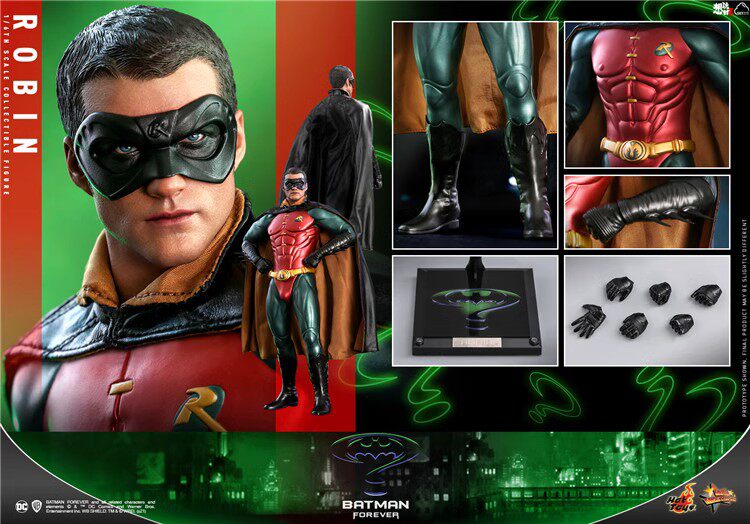 HT 1/6 MMS593/594 Batman Forever Robin Batman Sonar Suit Actionfigur